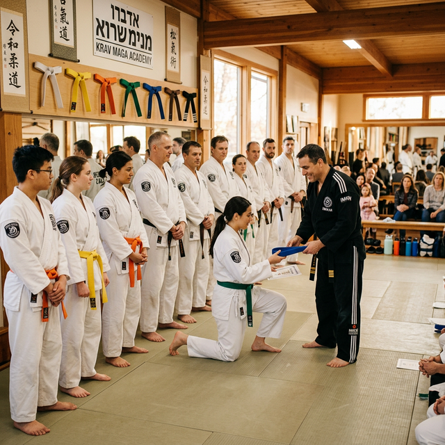 Cérémonie de passage de grade Krav Maga