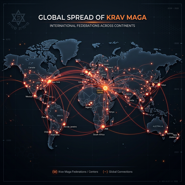 Expansion mondiale du Krav Maga